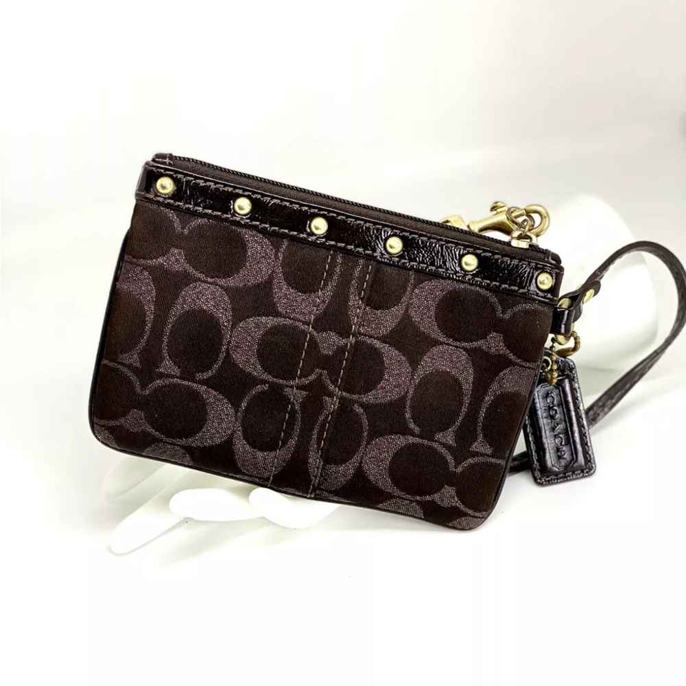 COACH SIGNATURE STUDDED WRISTLET #42097 - Picture 2 of 11